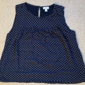 Loft sleeveless blouse